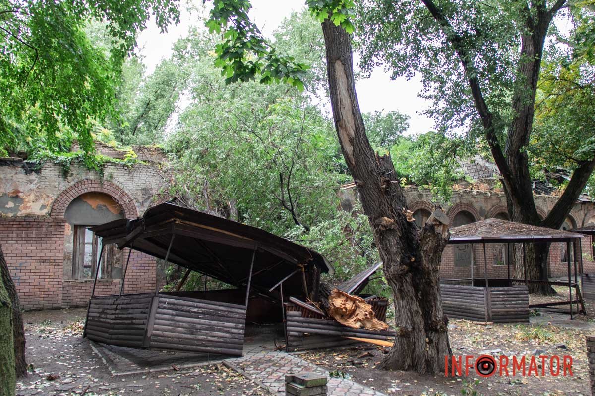 Впало на бесідку 