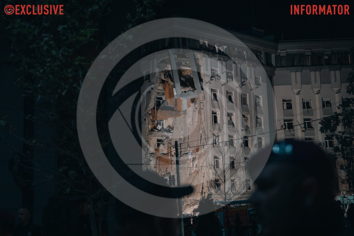 Друга ракета влучила в адміністративну будівлю СБУ