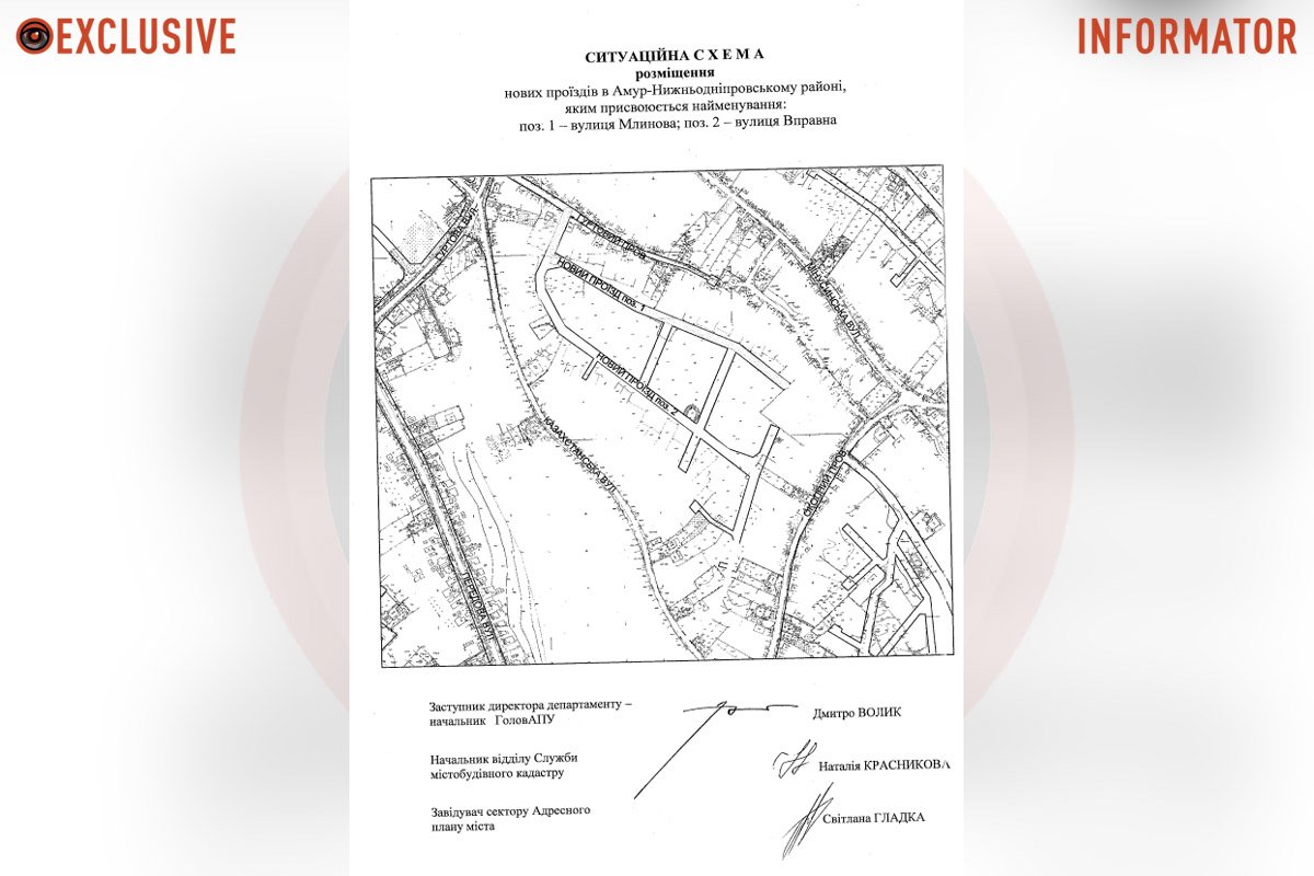 У Дніпрі планують дати назву трьом проїздам в Амур-Нижньодніпровському районі У Дніпрі планують дати назву трьом проїздам в Амур-Нижньодніпровському районі