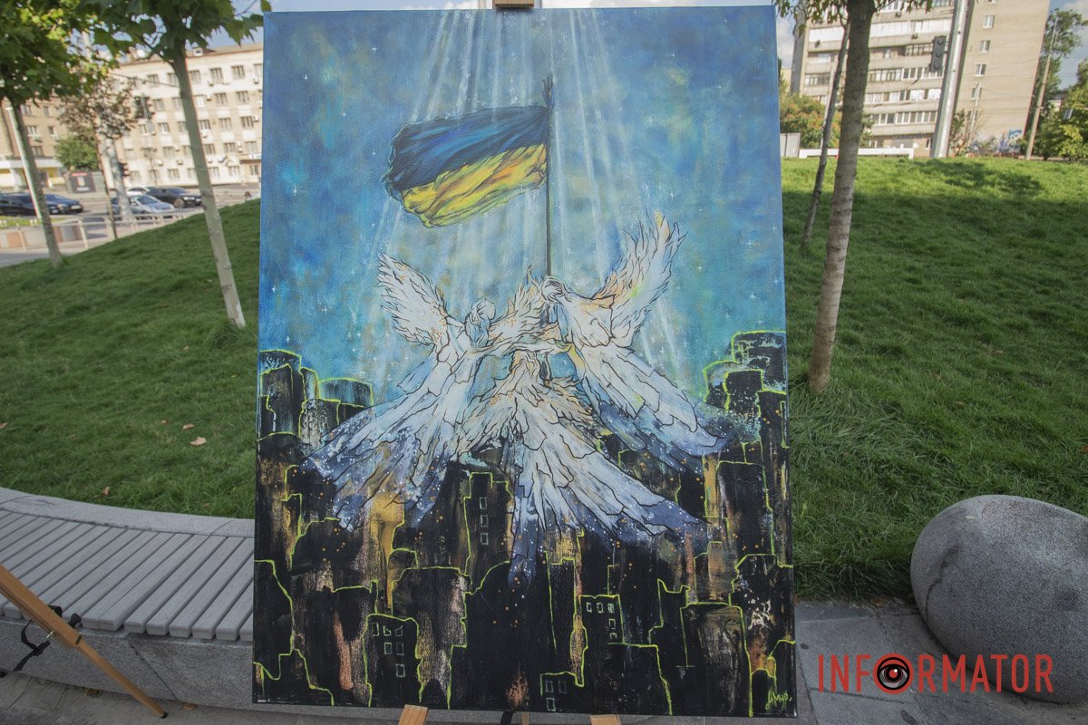 Ця картина присвячена бабусі, яка загинула під час війни Ця картина присвячена бабусі, яка загинула під час війни