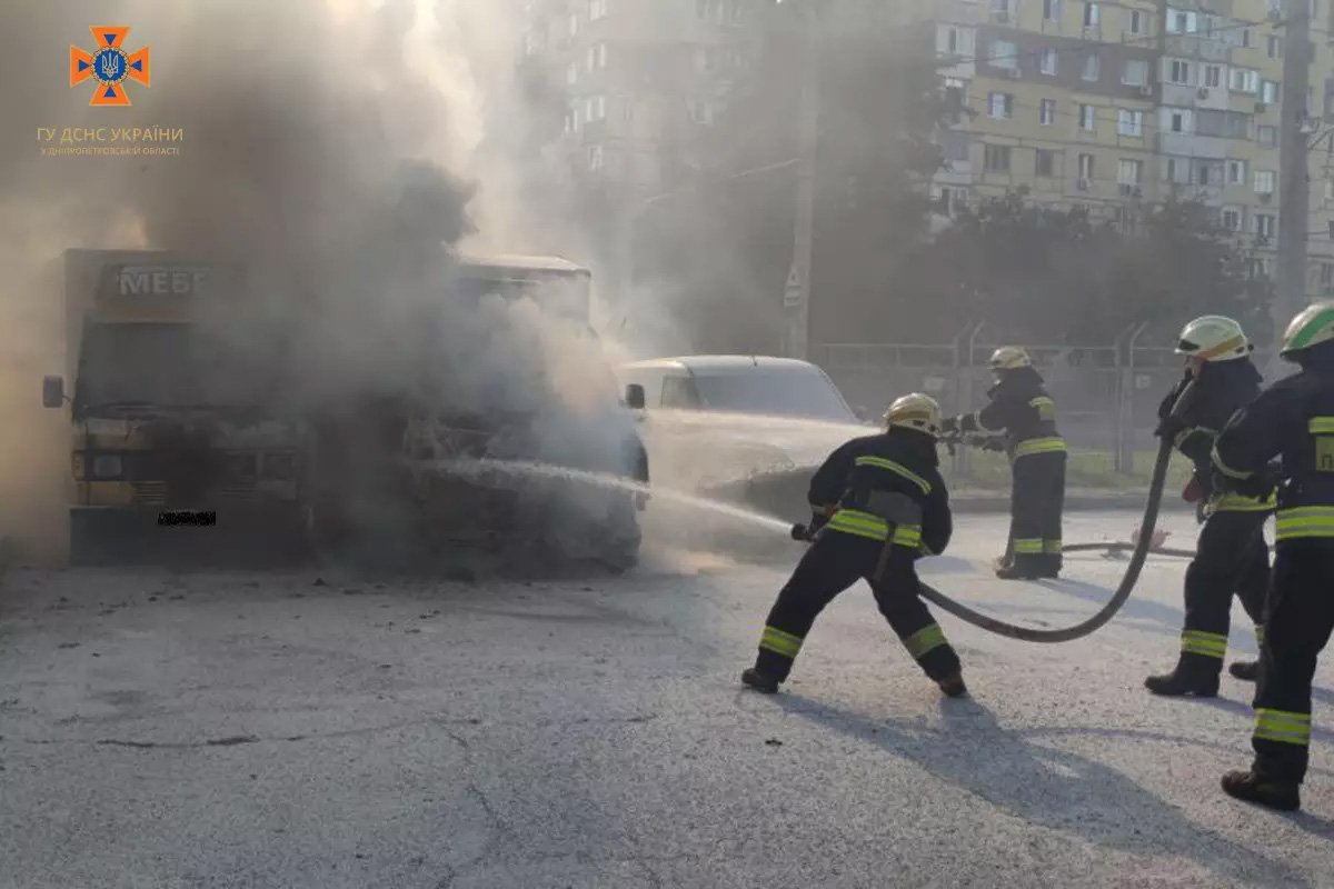 Пожежа у Дніпрі Пожежа у Дніпрі