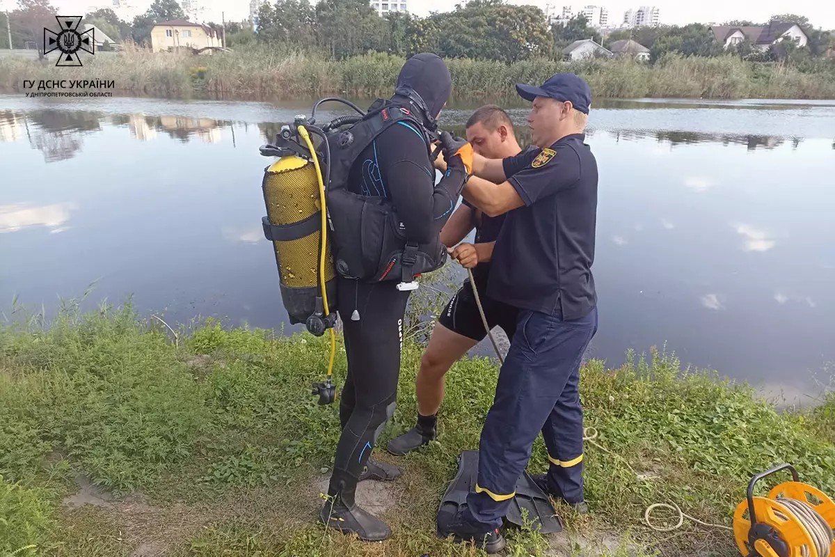 Тіло чоловіка знайшли на глибині 6 метрів Тіло чоловіка знайшли на глибині 6 метрів