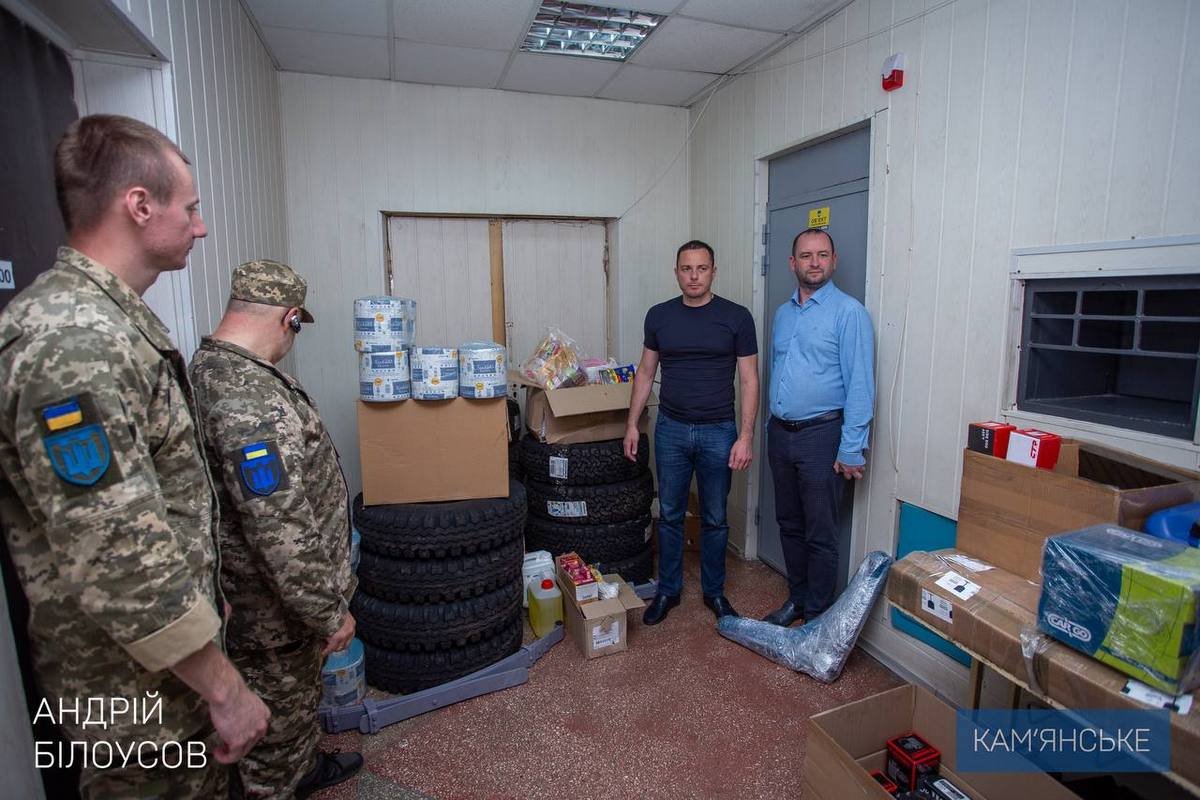 Батальйону ТрО Кам’янського району передали вантаж на 600 тисяч гривень