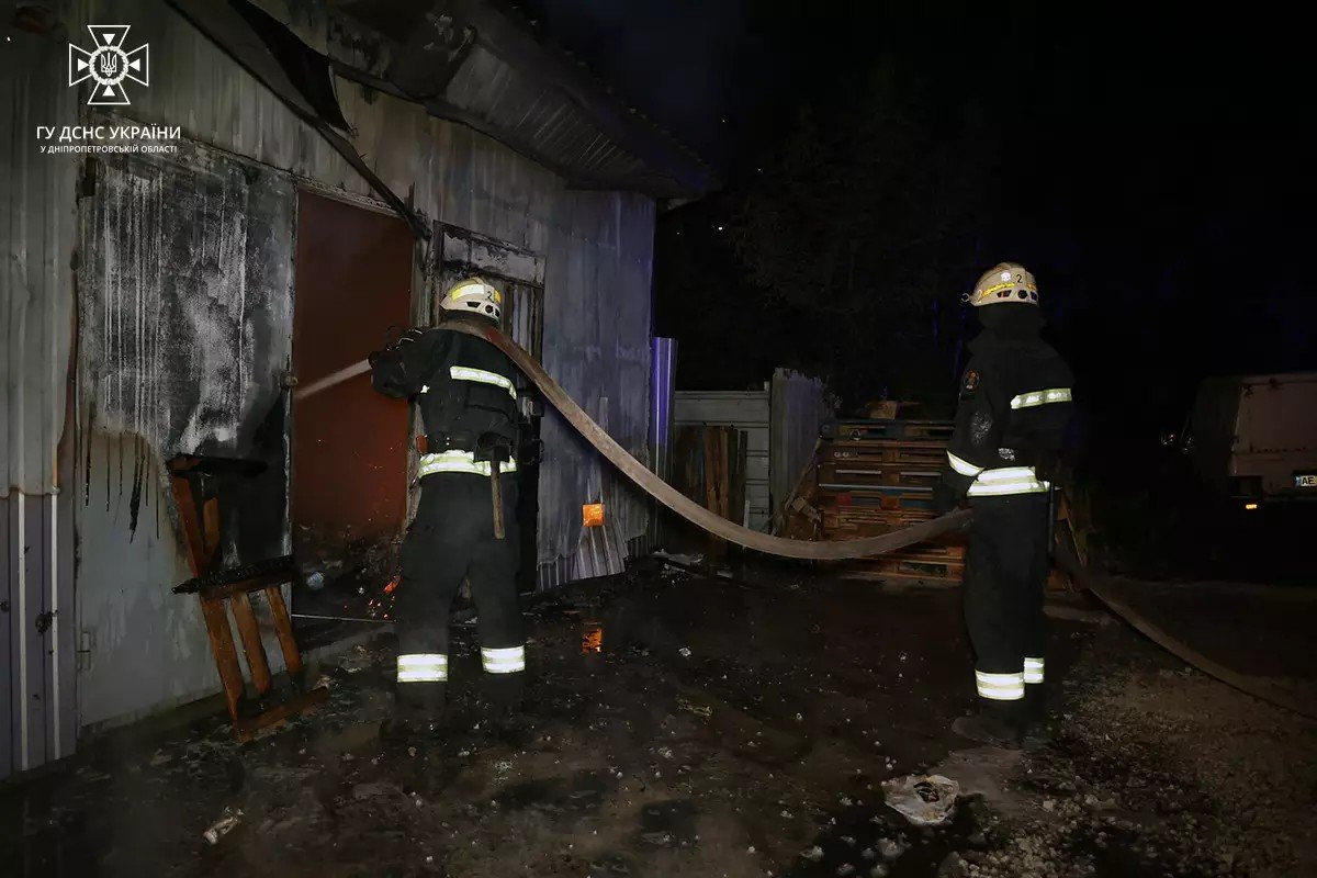 Площа займання склала 200 квадратних метрів