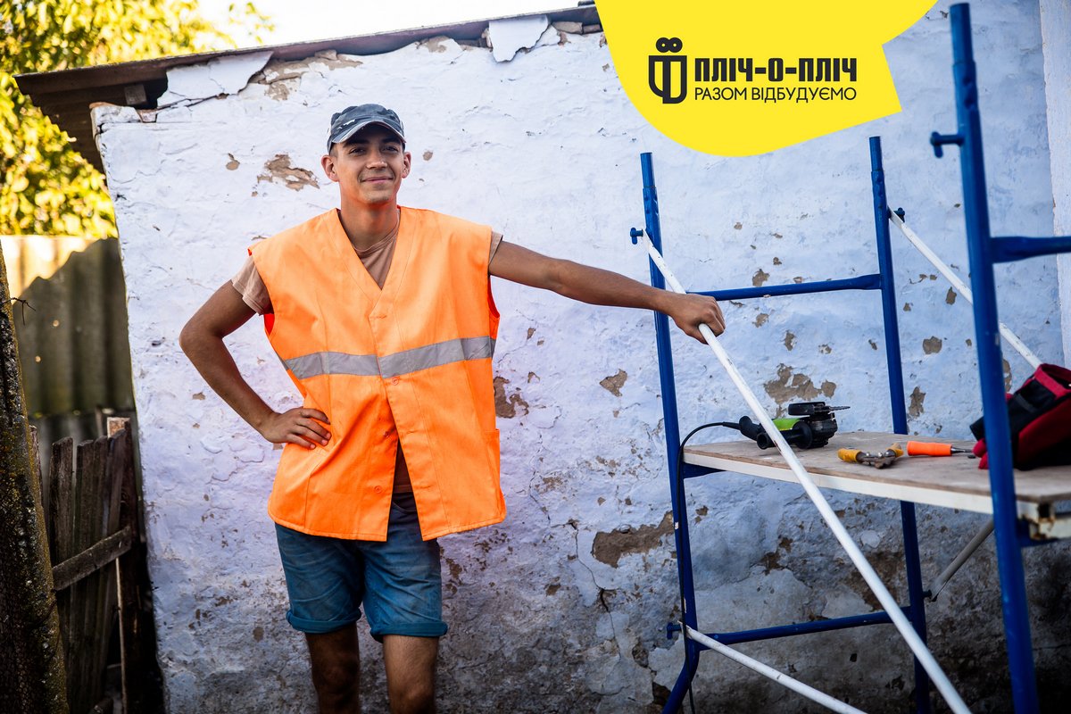 Наймолодший з бригади відновлення – 18-річний Михайло