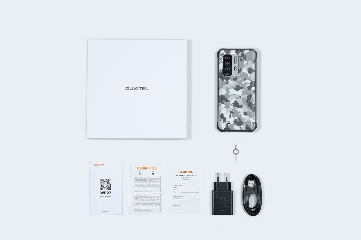 Комплектация Oukitel WP27 Комплектация Oukitel WP27