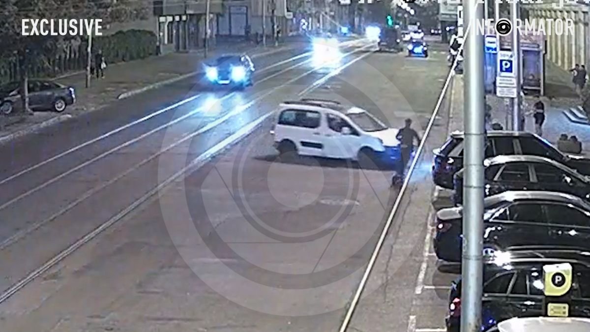 У Дніпрі біля ТРЦ “Нагорка” Citroen збив дитину на електросамокаті: відео моменту