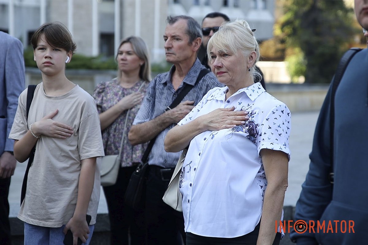 На початку заходу пролунав гімн України