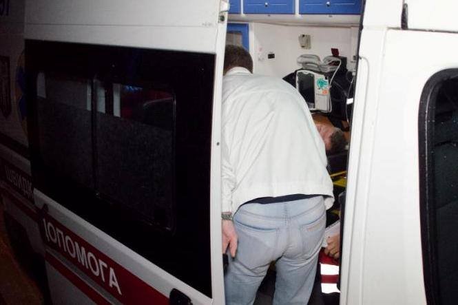 Пострадавшего увезла скорая