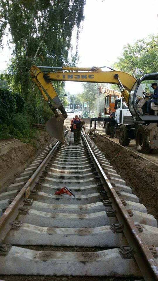 Ремонт трамвайных путей будет продолжаться, но уже по ночам
