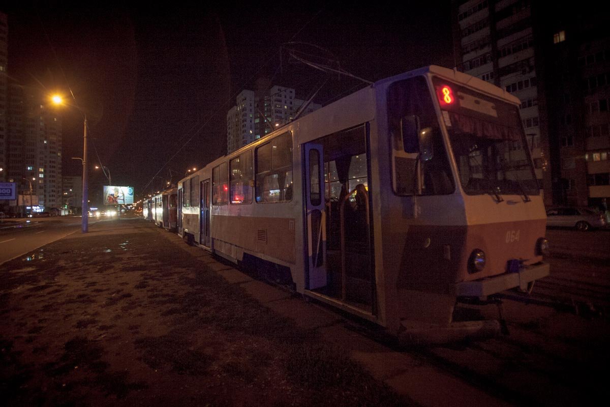 Движение электротранспорта по маршруту №8 на Харьковском шоссе остановлено