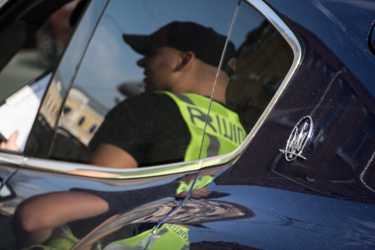 Полиция на месте аварии