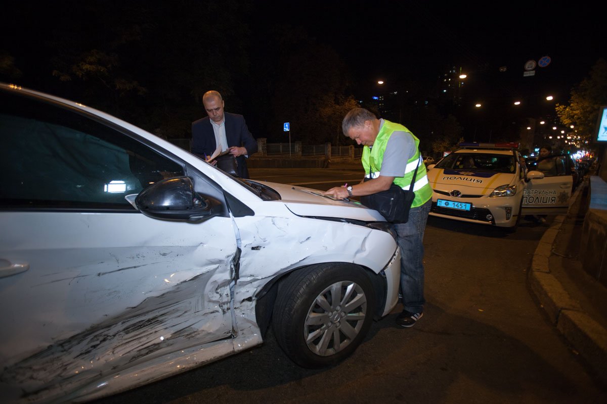 Одна из пострадавших сторон занималась составлением протокола