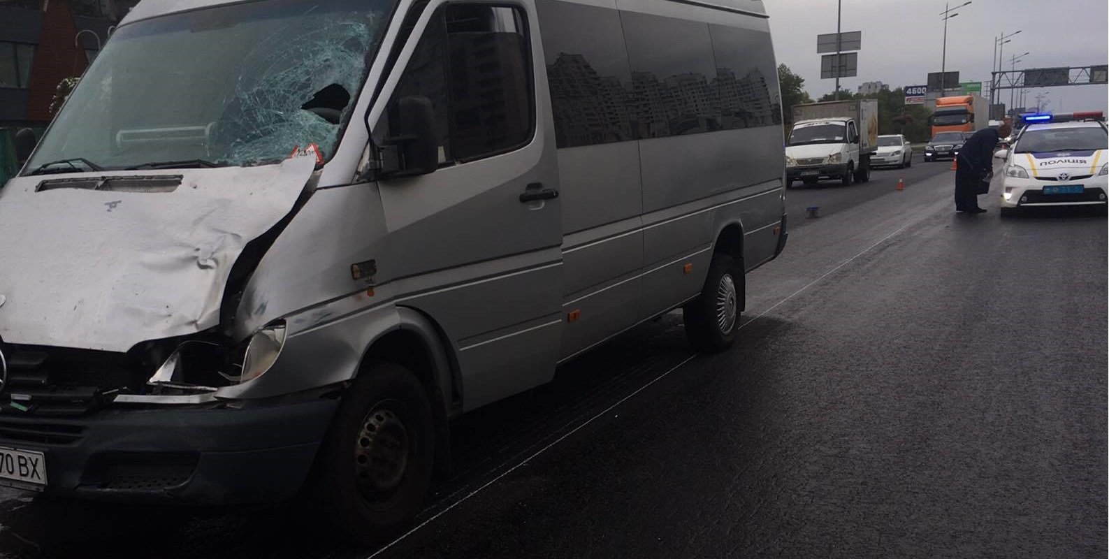 Пострадавший погиб на месте, его забрала скорая помощь