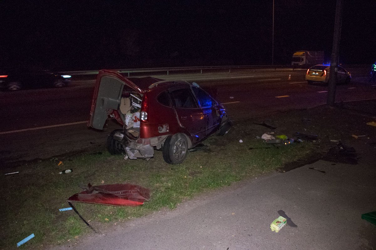 Все, что осталось от автомобиля Chevrolet