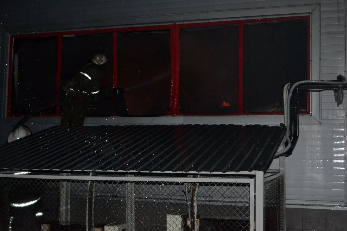 Пожар на фармацевтическом заводе под Киевом тушили 6 часов