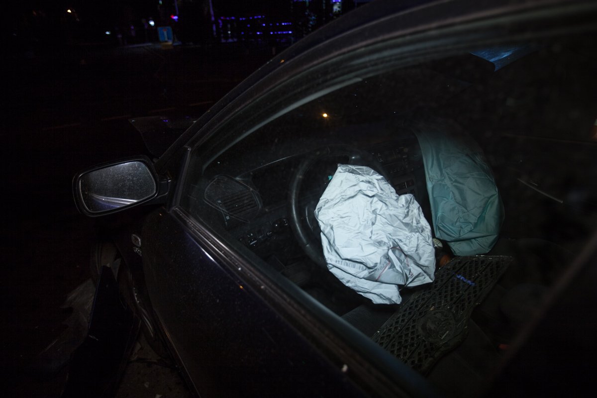 Сработала подушка безопасности