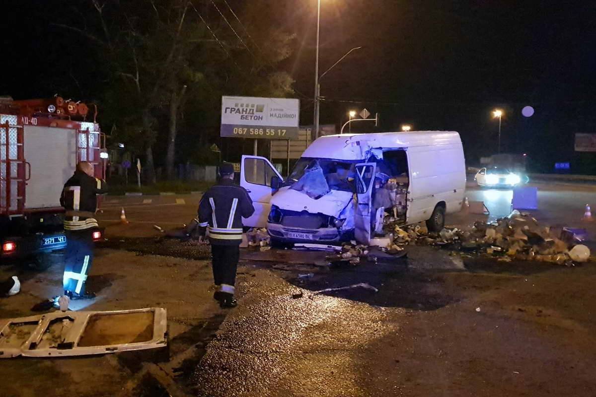 Авария произошла на 20 км трассы Киев-Житомир