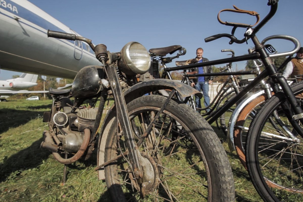 На фестивале представлена уникальная коллекция велосипедов времен Второй мировой войны