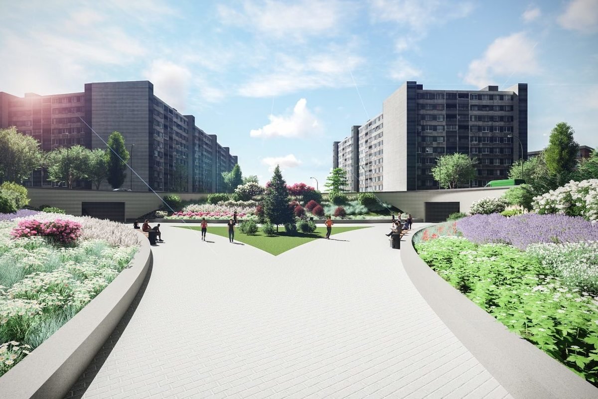 Для реализации проекта будет ограждена территория района