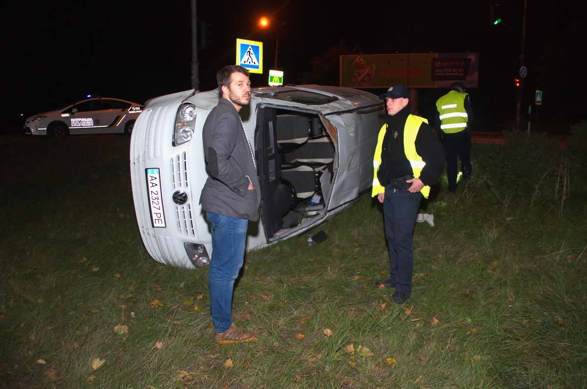 Водитель Богдан был пьян и не справился с управлением