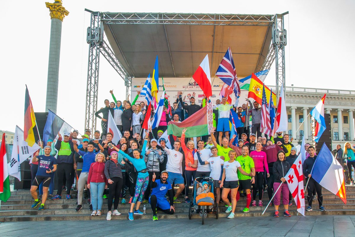 В марафоне 8 октября примут участие спортсмены из многих стран