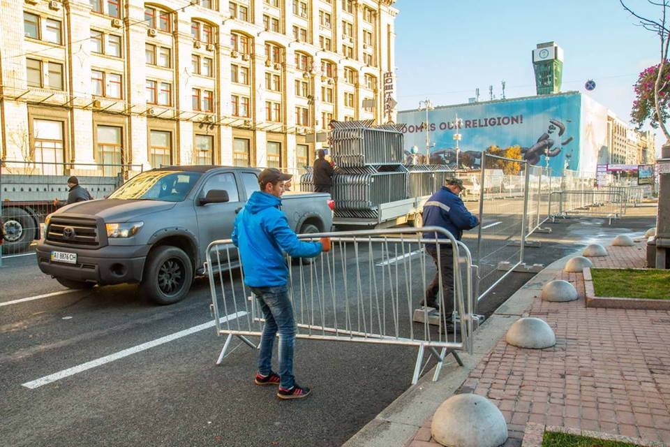 В связи с подготовкой к марафону в Киеве уже перекрыли несколько центральных улиц