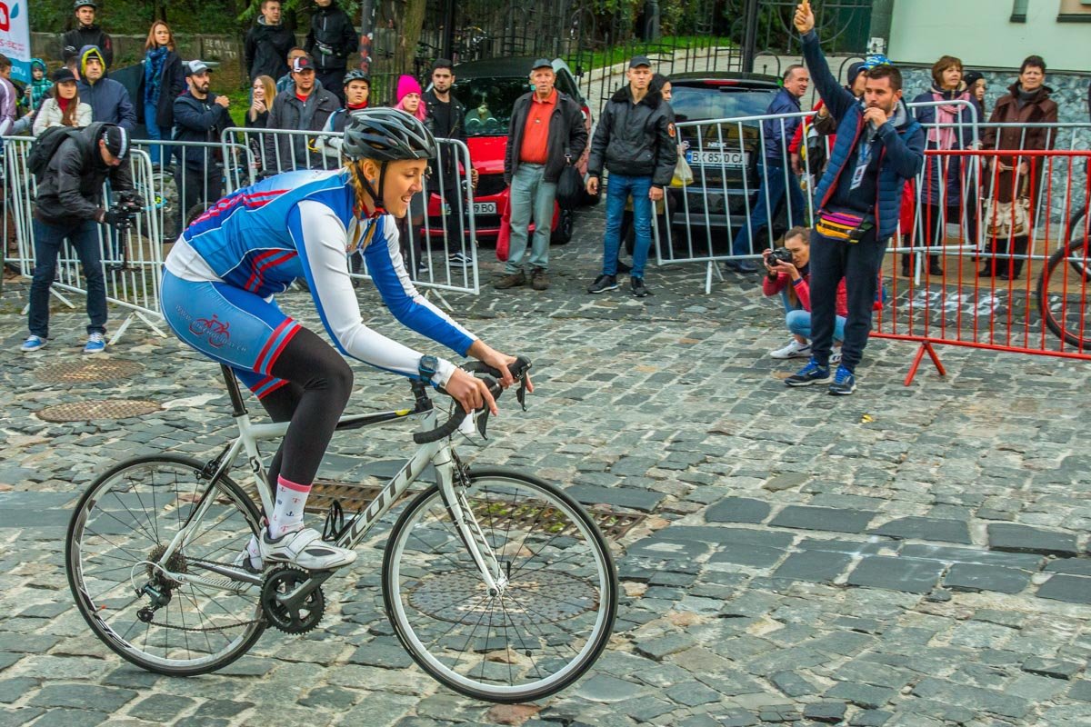 Во время подъема на Андреевский спуск