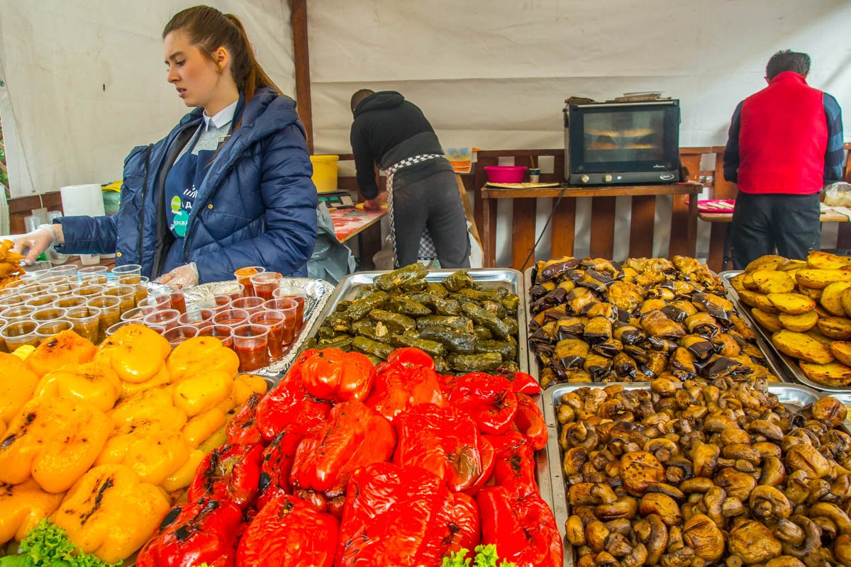 Большой выбор овощей с огня для тех, кто предпочитает их мясу