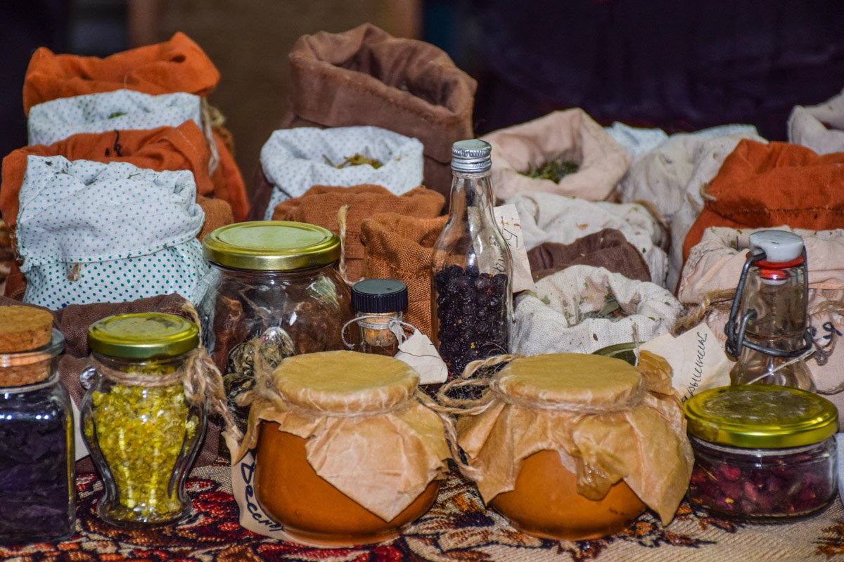 На фестивале можно было хорошенько подкрепиться