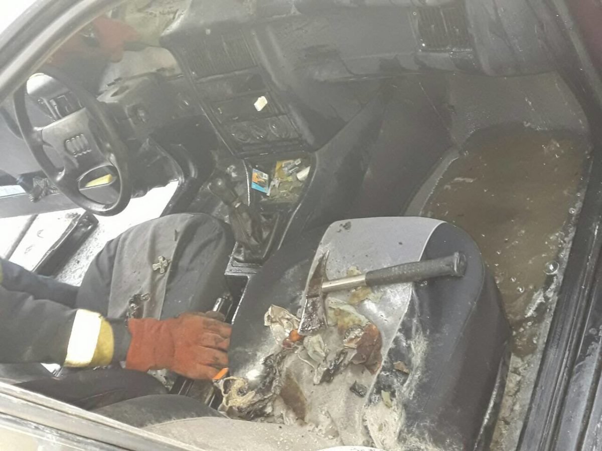 Позже сгорел и Audi