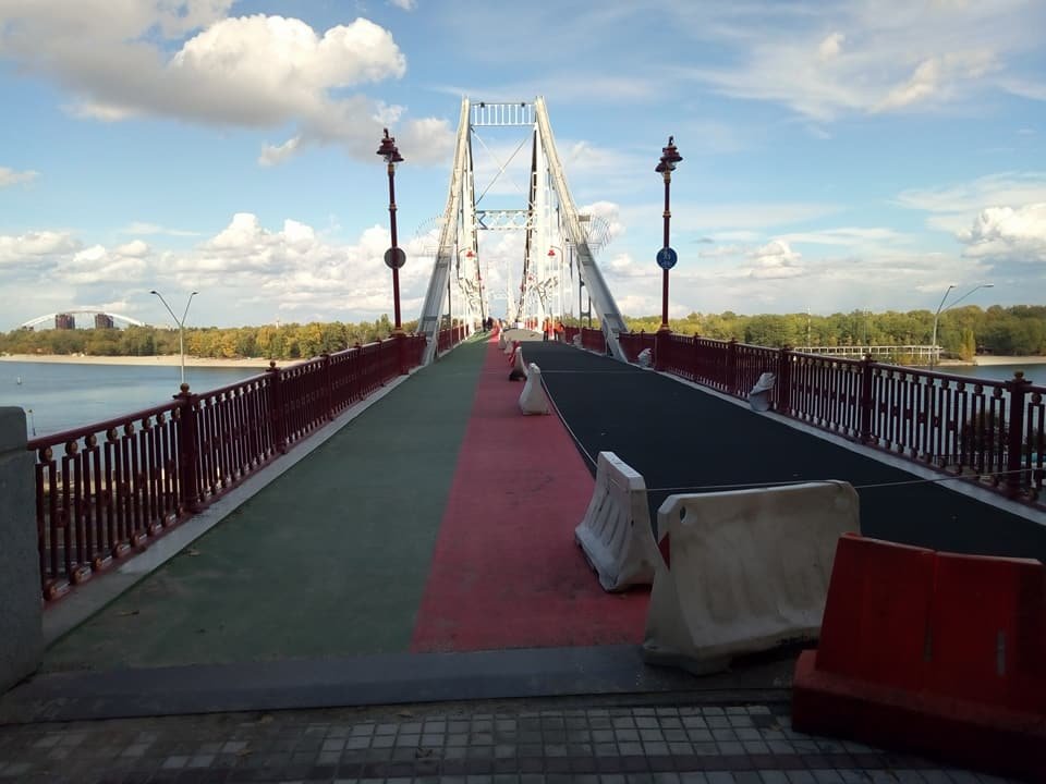 1/3 часть левой стороны моста уже готова