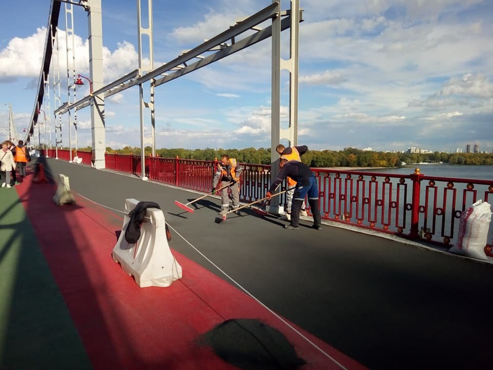 Погода способствовала ремонту