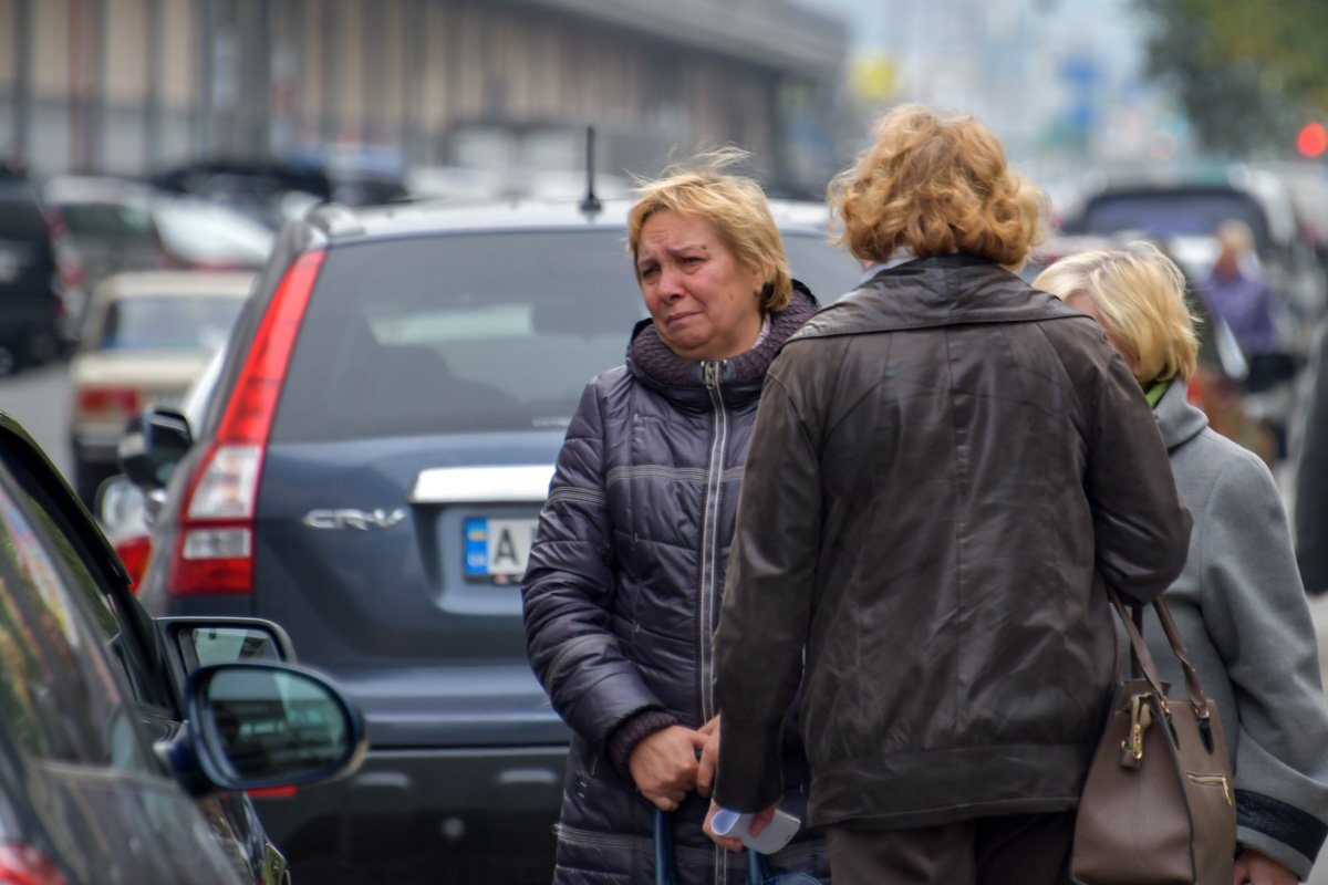Родственники погибшей женщины