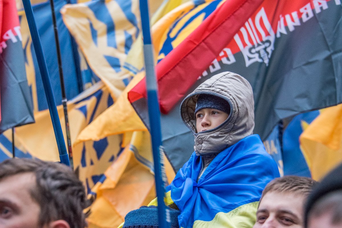 Среди активистов движения можно было увидеть и детей