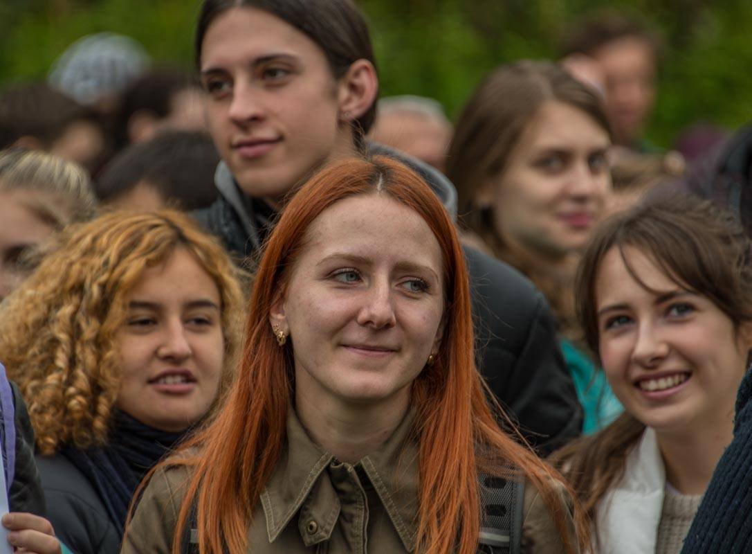 Некоторые участники акции пришли без собак
