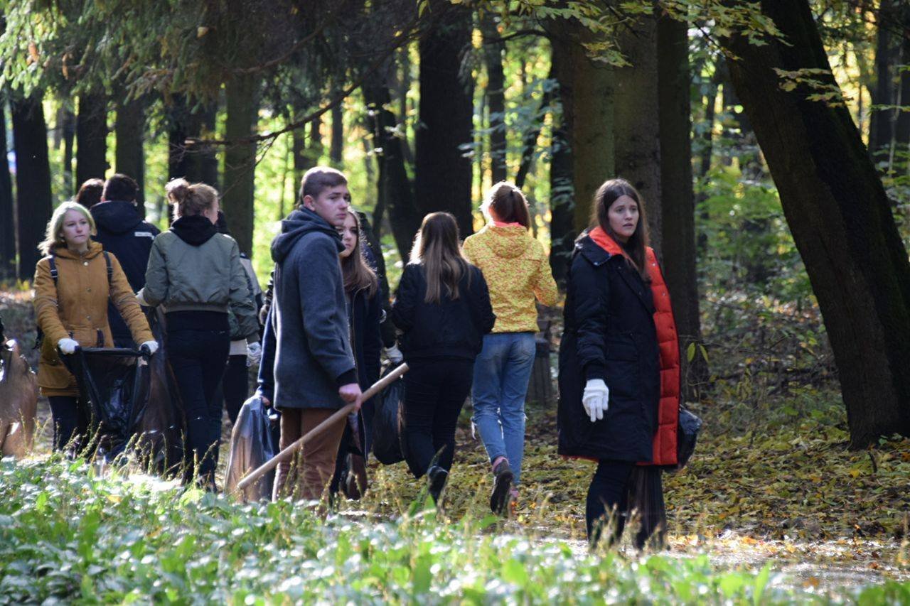 В акции участвовало много молодежи