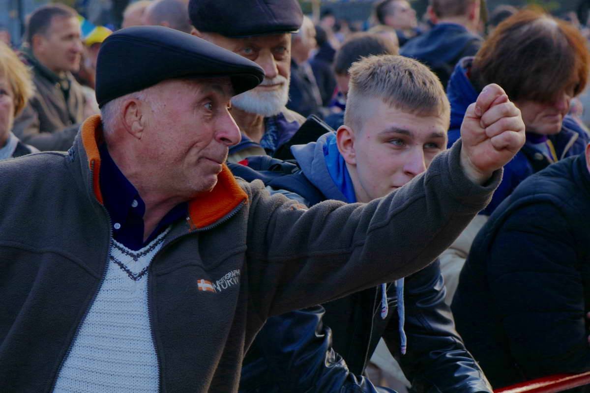 Митингующие не стеснялись выражать свое недовольство