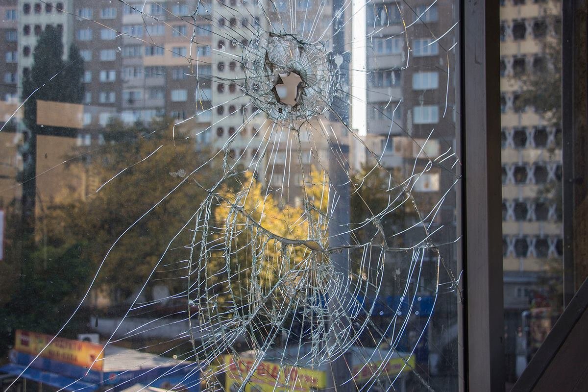 Так выглядит мост на Соломенке сегодня