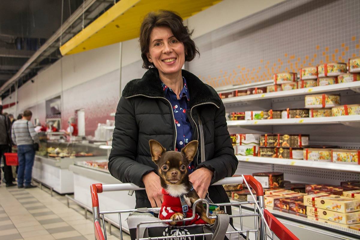 Некоторые гости взяли на открытие своих питомцев