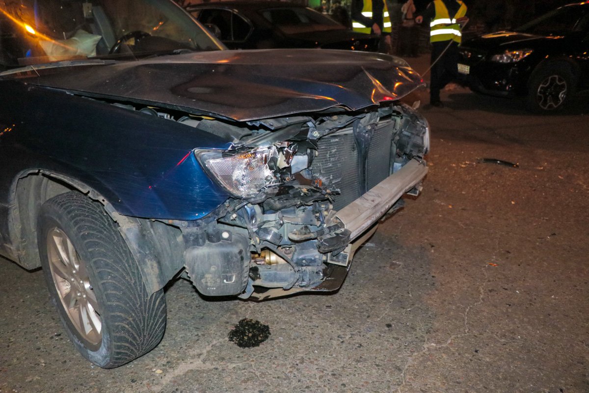 На место аварии прибыла полиция