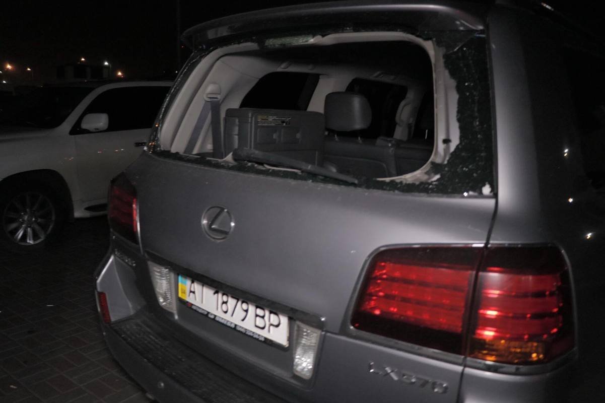 Взрыв был такой силы, что в машине Мосийчука выбило окна