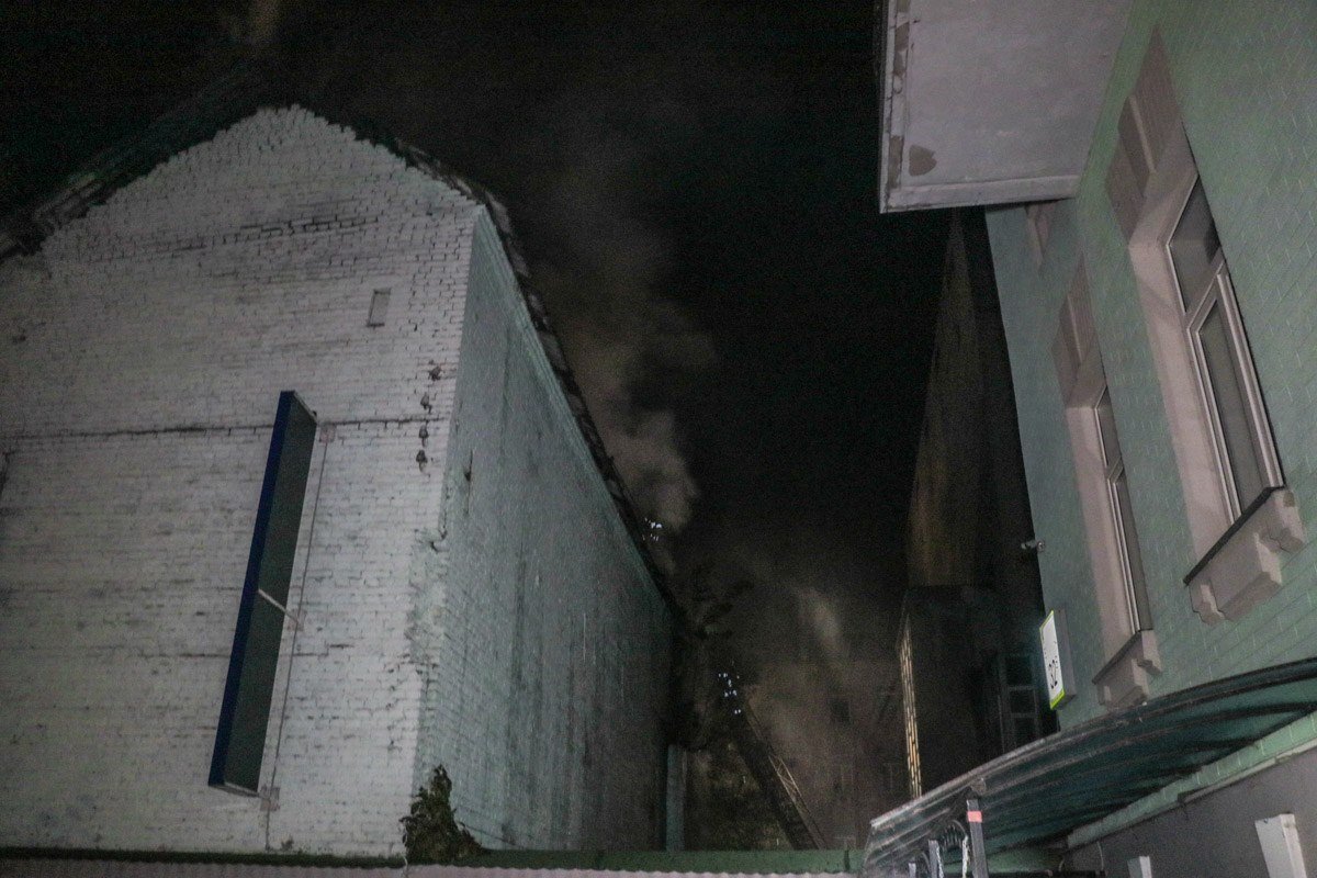 Горело нежилое помещение