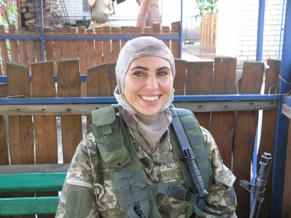 Амина Окуева в рядах ВСУ