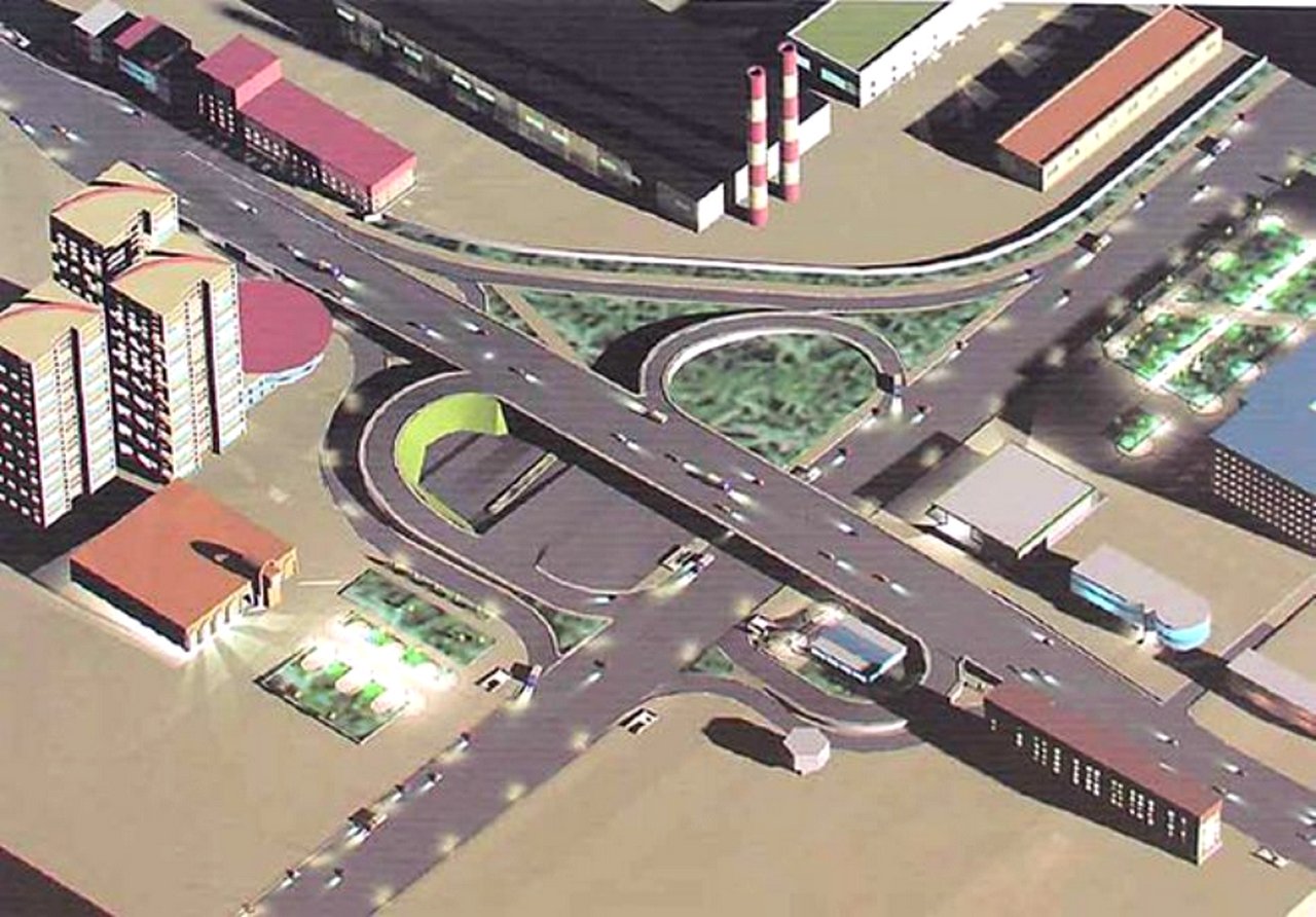 Развязка клевер Киевдормостпроект