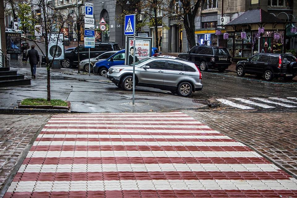 Новый пешеходный переход в столице Новый пешеходный переход в столице