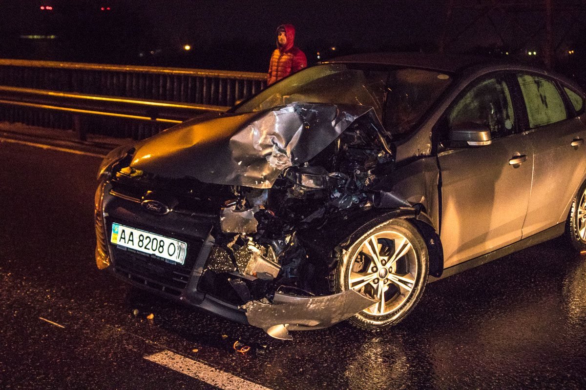 Ford Focus в этой аварии пострадал больше всех