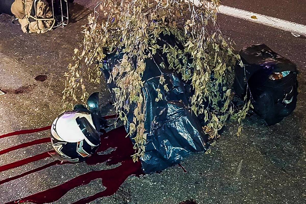 Водитель мотоцикла получил травмы несовместимые с жизнью Водитель мотоцикла получил травмы несовместимые с жизнью