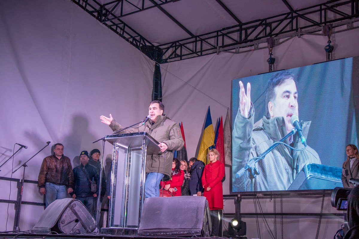 Михаил Саакашвили озвучил дальнейший план протестующих