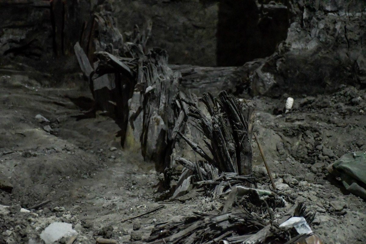 Остатки деревянных построек ХІ века